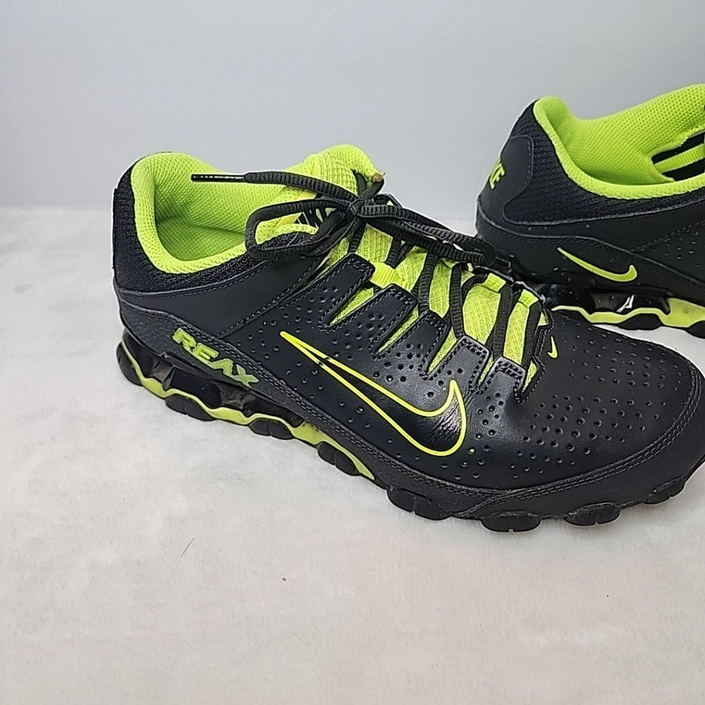 Nike Reax 8 TR Training Shoes Men's 8 Anthracite Black-Volt 616272-036 - Picture 8 of 10
